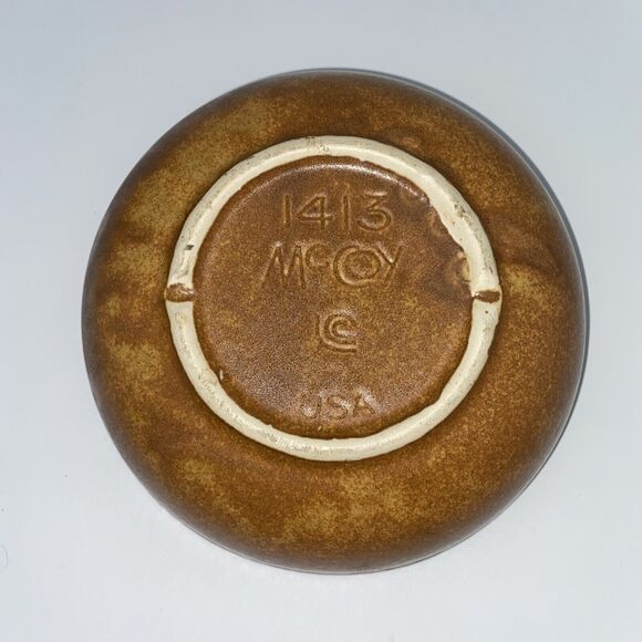 Mid Century Vintage Nelson McCoy Mesa Canyon 1413 Coupe Cereal Replacement Bowl - Picture 7 of 10